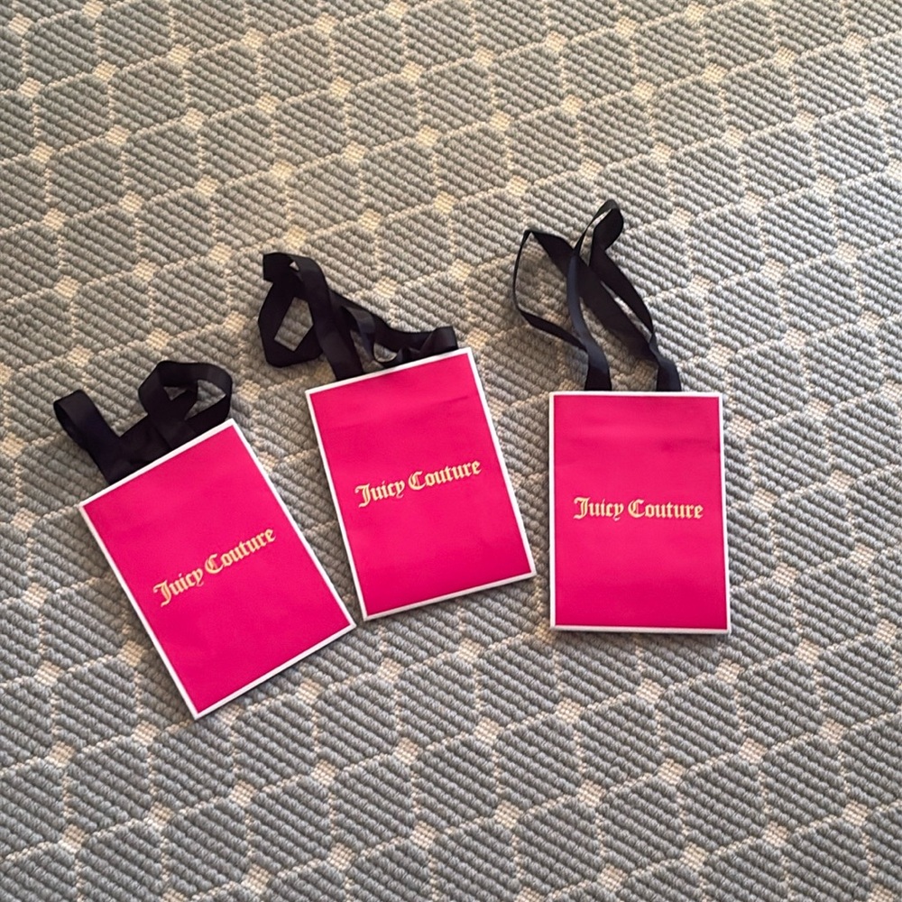 Discontinued Juicy Couture shopping bags